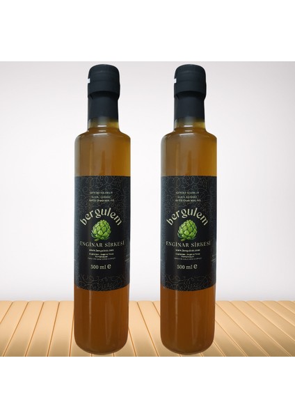 Doğal Enginar Sirkesi 2 Li Paket ( 2 x 500 ml )