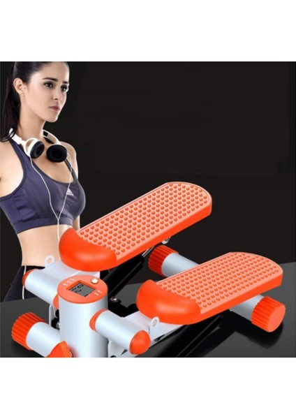 Renkli Ekranlı Stepper Direnç Bantlı Fitness Spor Aleti, Egzersiz Keyfi