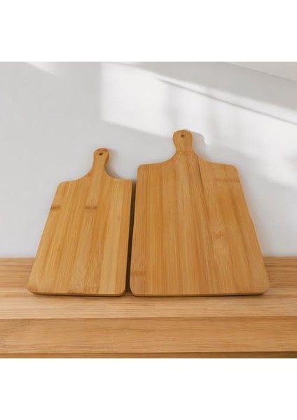 2 Boy Bambu Kesme Tahtası Seti, Bambu Kesim Tahtası, Bambu Et Tahtası | Pratik ve Dayanıklı 2 Boy Bambu Kesme Tahtası Seti Mutfakta Kesme IşleMlerini Kolaylaştırın!
