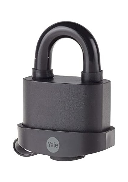 Y220B/71/130/1 - 71 mm Pvc Kaplamalı Marin Asma Kilit - Yüksek Koruma - Çift Kilitleme - Sertleştirilmiş Çelik Halka - 3 Anahtar