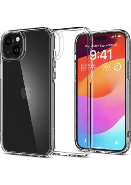 Apple iPhone 15 Plus Kılıf Crystal Hybrid Crystal Clear - ACS06459