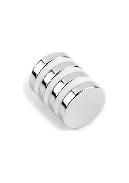 Yuvarlak Neodyum Mıknatıs Magnet - 15 mm Çap - 3 mm Kalınlık - 1 Adet - Deneyler Için