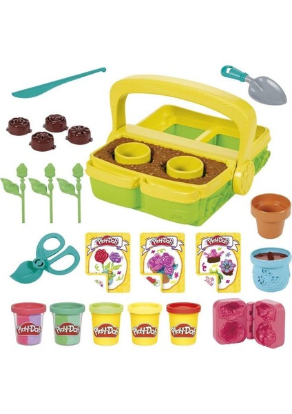 G0492 Play-Doh Renkli Çiçekler Botanik Oyun Seti +3 Yaş