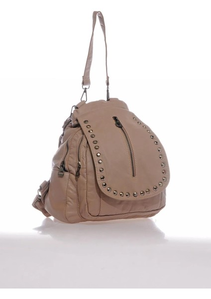 Kadın Vizon Yıkama Sırt Çantası modelleri