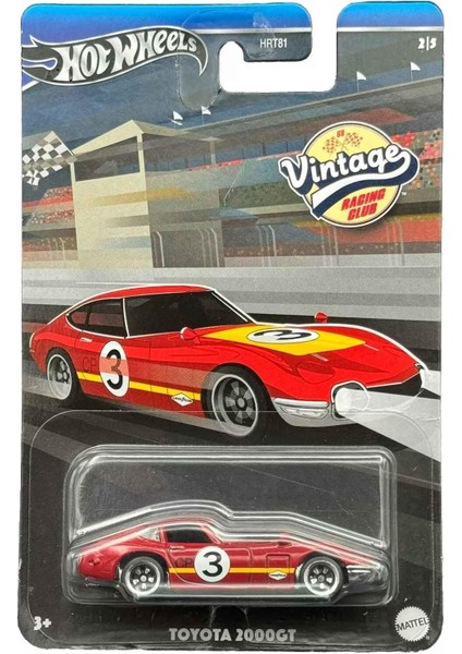 Wheels Vintage Arabalar Özel Seri Toyota 2000GT HRV07 - HRT81