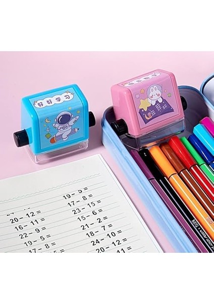 Matematik Işlem Rulosu Öğretim Damgası, Rulo Çıkarma Öğretme Damgası, Matematik Öğretim Damgası, Okul Öncesi (Çıkarma)