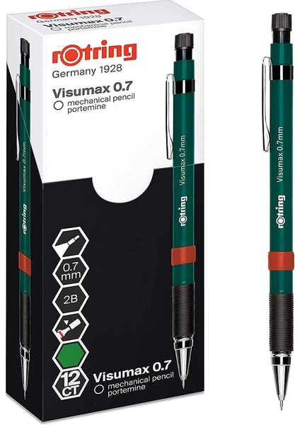 Visumax Versatil Uçlu Kalem, 0.7 Mm, Koyu Yeşil