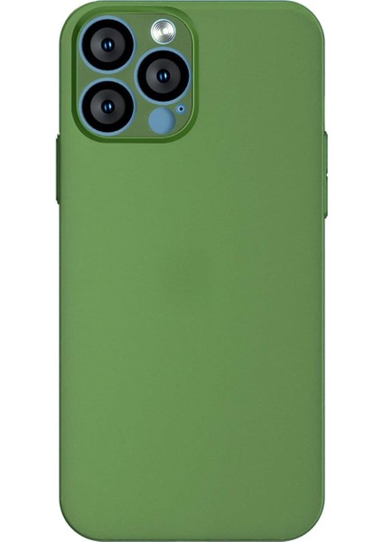 Apple iPhone 11 Pro Max Uyumlu Basiccolors Ultra Ince Mat Tpu Kılıf (Şeffaf Yeşil)