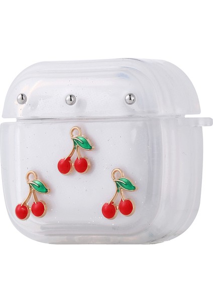 Kiraz Motifli Airpods Pro 3 Kılıfı