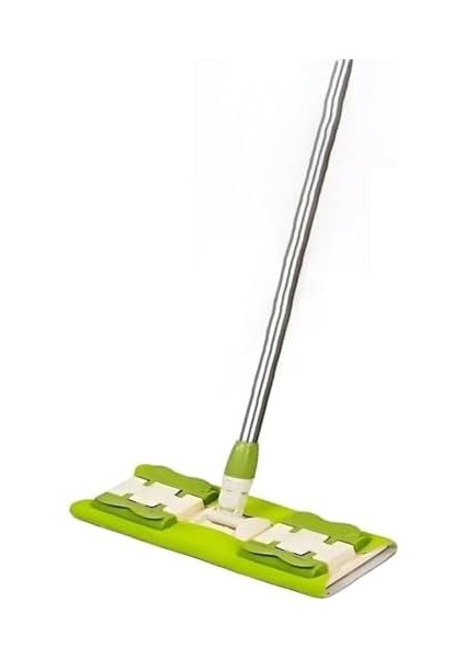 360 Derece Dönebilen Teleskopik Pratik Temizlik Mopu Clamp Cloth Sihirli Mop