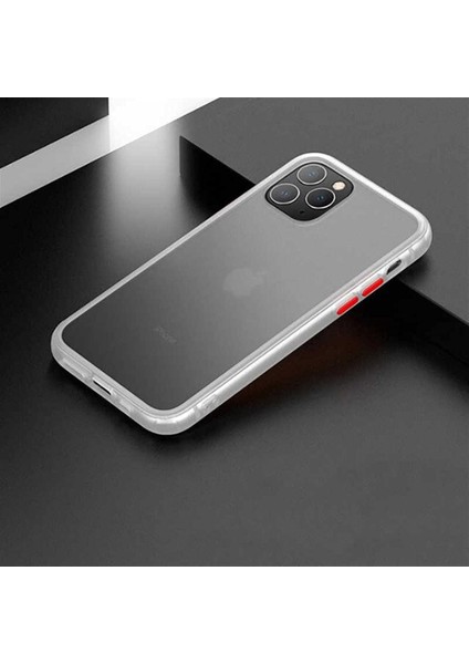 9985 Apple iPhone 11 Pro Max Için Kılıf Magic Smooth Drop Resistance Case, Beyaz
