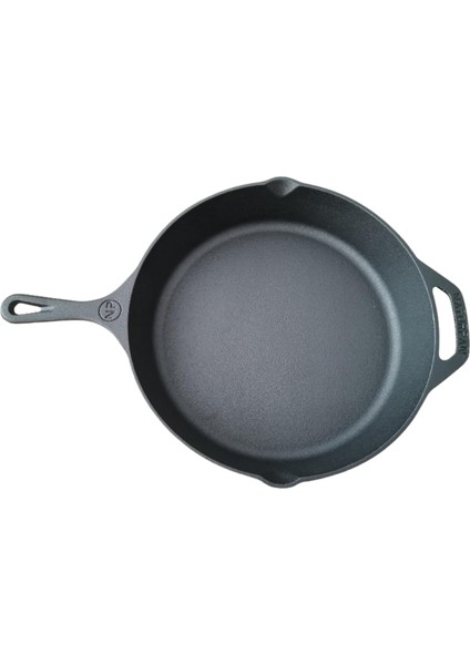 Döküm Tava 30 cm Kaplamasız Gerçek Demir Döküm 12 Inch