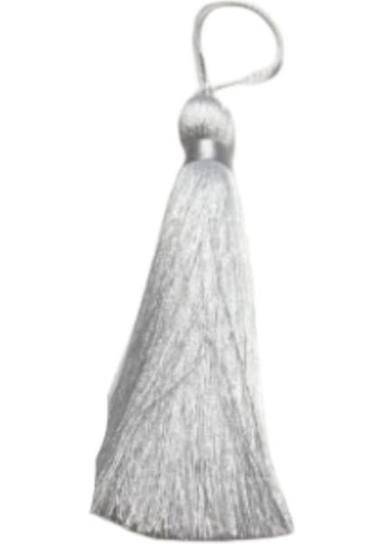 Püskül Tekli 10 cm 1 Adet Ekru