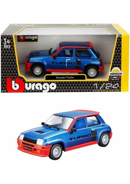 21088 1:24 Renault 5 Turbo Model Araba -Sunman