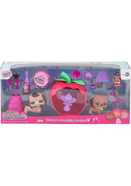 KZL-CL2104 1-2 Elmalı Pet Star Pasta Aksesuarlı -Kızılkaya Oyuncak