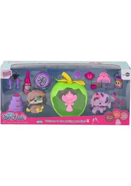 KZL-CL2104 1-2 Elmalı Pet Star Pasta Aksesuarlı -Kızılkaya Oyuncak