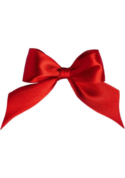 Saten Kurdele 6 cm Kırmızı 5 Metre