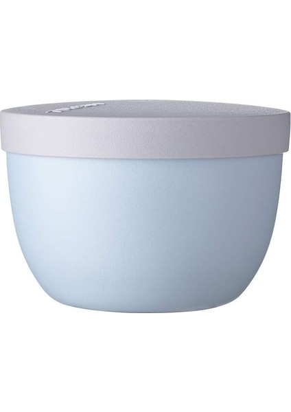 Snackpot Ellipse Nordic Blue - 350 ml Pratik Kap Gıda Saklama ve Taşıma Için - Derin Dondurucuya Uygun - Bulaşık Makinesinde Yıkanabilir, Polipropilen