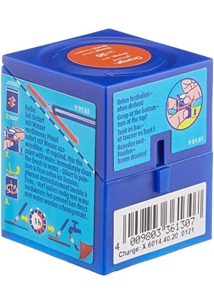- Su Bazlı Maket Boyası Turuncu Parlak 18 ml (36130)