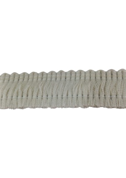 Pamuk Püskül Şerit En 3 cm Krem 10 Metre