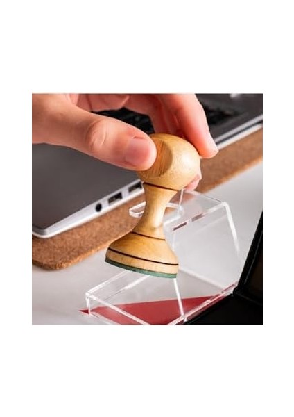 Kitap Mührü Prince Baskılı - Little Kaşe Seti Tasarımlı Ahşap Prens Yeni