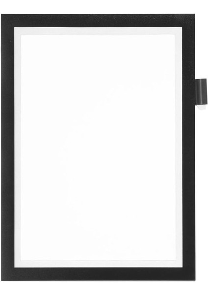 499301 Duraframe Note A4 Mıknatıslı Çerçeve, 1 Adet, Siyah