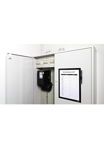 499301 Duraframe Note A4 Mıknatıslı Çerçeve, 1 Adet, Siyah