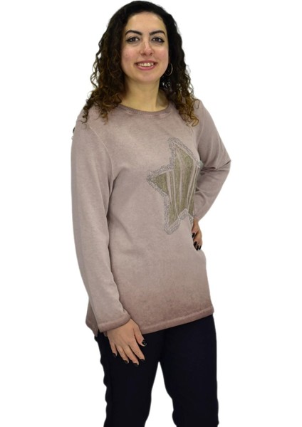 Kadın Pamuk Italyan Kazak 4548 BGL-ST04092 modelleri