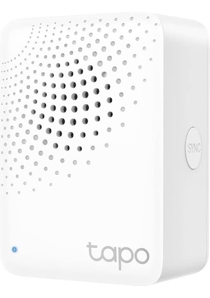 Tapo H100, Tapo Akıllı Hub, Tapo Akıllı Anahtar, Düğme ve Sensörle Çalışır, 64 Cihaz Bağlanabilir, 19 Zil Sesi Seçeneği, Kablolama Gerekmez