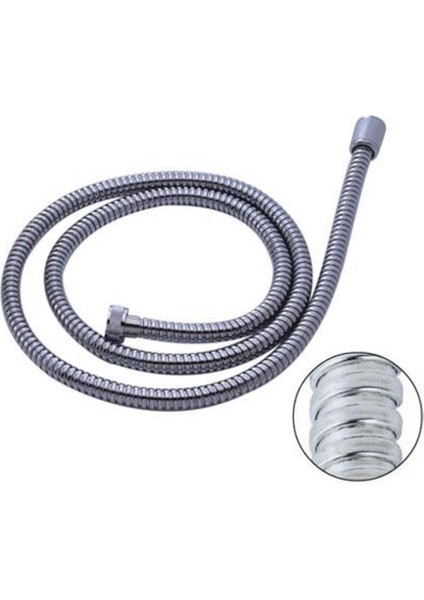 Kopmaz Kırılmaz Spiral Banyo Duş Hortumu 150 cm.