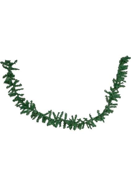 Yılbaşı Süsü Çam Garland 253 Dallı Yeşil 270 cm .