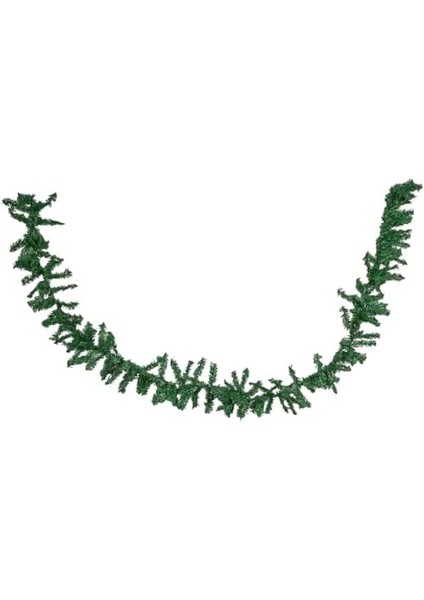 Yılbaşı Süsü Çam Garland 253 Dallı Yeşil 270 cm .