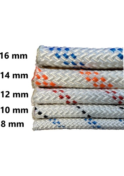 Orca 8mm Inşaat Gemici Iş Güvenliği Çapa Ipi Iskota Halat fırsatları