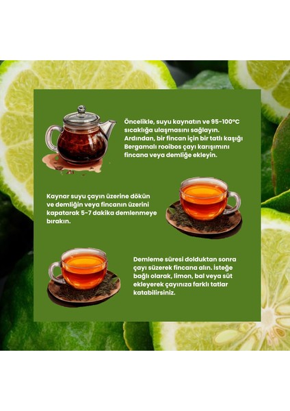 Bergamutlu Rooibos Çayı 50 Gram (%100 Doğal Aromalı) fırsatları