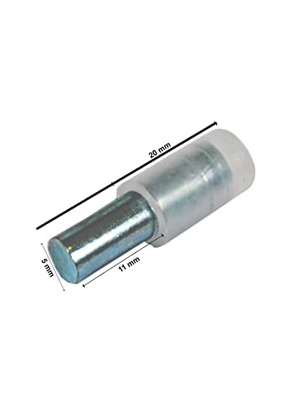 Raf Pimi Plastik Tutucu Mobilya Dolap Raf Pimi 25'li Set Çap 5 mm Boy 20 mm