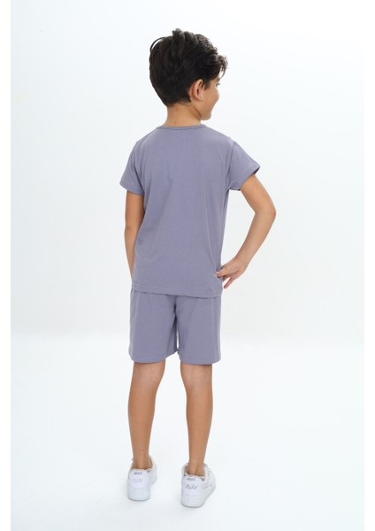 Erkek Çocuk Göğsü Cepli Armalı Şortlu Takım fırsatları
