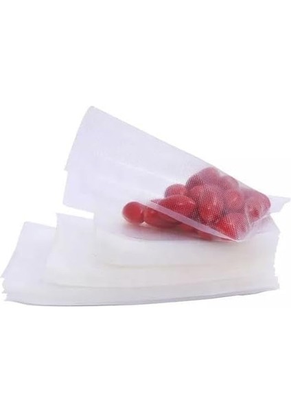 Tırtıklı Gofrajlı Vakum Makine Torbası 10 Adet 26 cm
