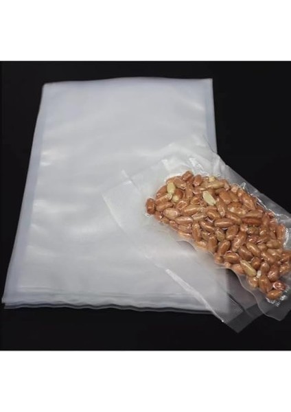 Tırtıklı Gofrajlı Vakum Makine Torbası 10 Adet 26 cm