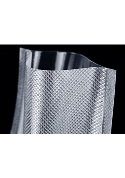 Tırtıklı Gofrajlı Vakum Makine Torbası 10 Adet 26 cm