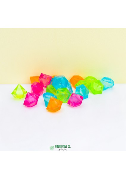 . - Renkli Elmas Şeklinde Buz Küpleri, 15’li Paket, Yeniden Kullanılabilir, Bpa Içermez modelleri
