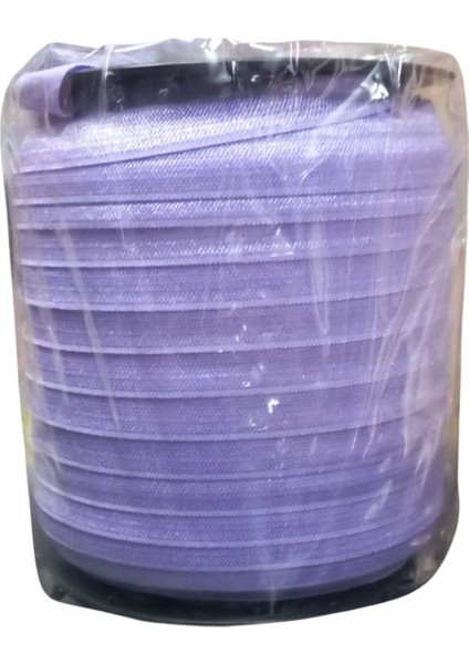 Çamaşır Lastiği Düz 1 cm 1 Metre Açık Mor
