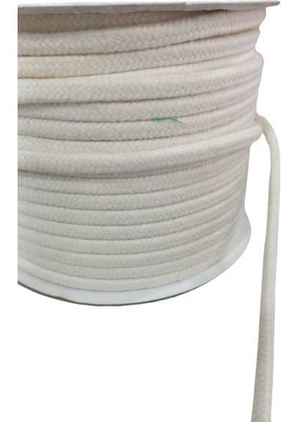 Bağcık Ipi Pamuk 1 cm Krem 10 Metre