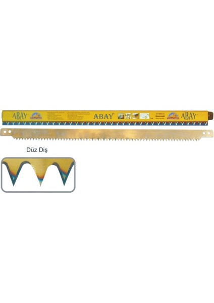 Abay Geniş Kolastar Testere Ağzı - Düz Diş 60 cm