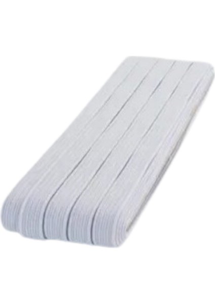 Lastik En 2 cm 10 Metre Beyaz