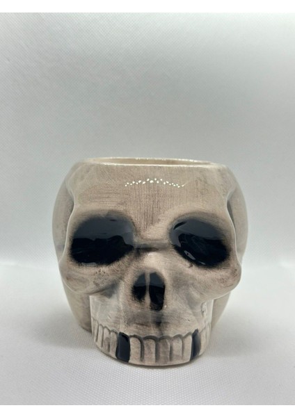 3D Kurukafa Tasarımlı Kupa Bardak