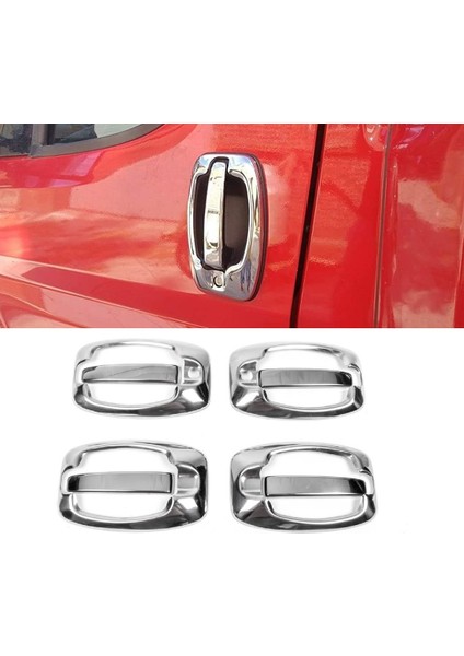Citroen Jumper 2006 ve Üzeri Krom Kapı Kolu 4 Kapı 8 Parça Paslanmaz Çelik