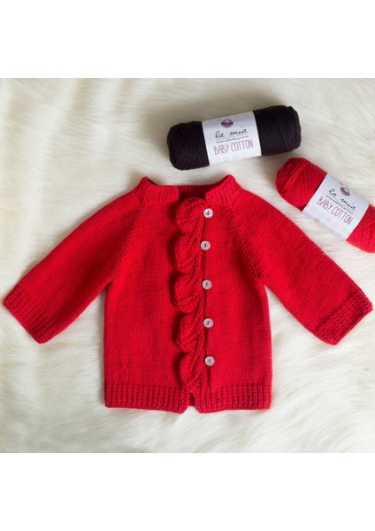 Baby Cotton Kırmızı El Örgü İpi - L033 - 33634 fırsatları