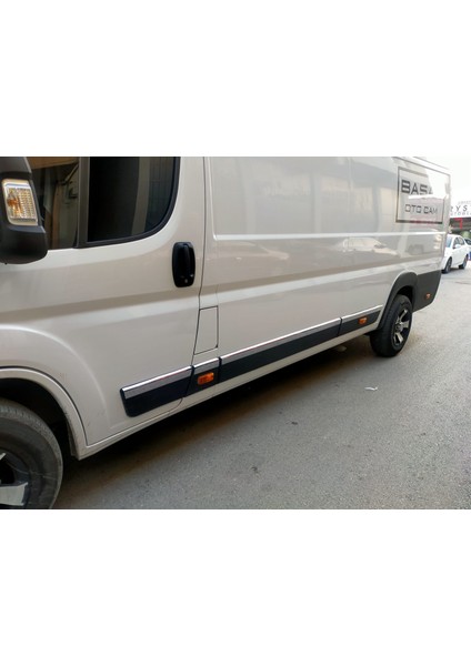 Fiat Ducato Krom Yan Kapı Çıta 8 Parça P.çelik 2006 ve Üzeri
