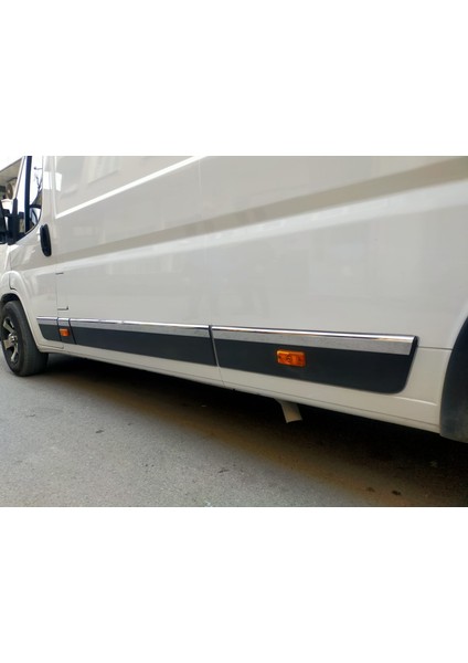 Fiat Ducato Krom Yan Kapı Çıta 8 Parça P.çelik 2006 ve Üzeri