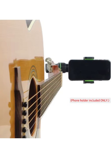 Telefon Tutucu Için Gitar Kafa Mikrofon Standı Müzik Standı 360 Derece Dönebilen Smartphone
